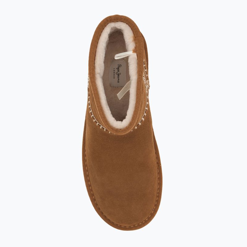 Śniegowce damskie Pepe Jeans Dissy Etnic tobacco brown 5