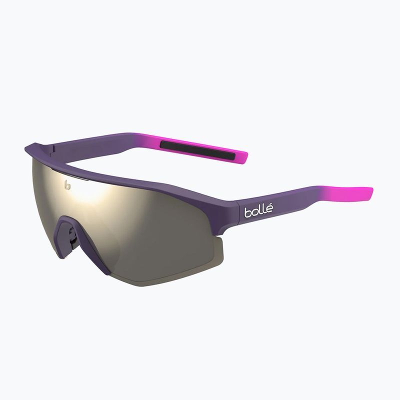 Okulary przeciwsłoneczne Bollé Lightshifter burgundy pink matte/tns gold 2