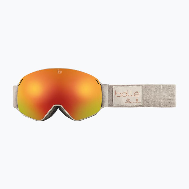 Gogle narciarskie Bollé Eco Torus M oatmeal matte/sunrise 2