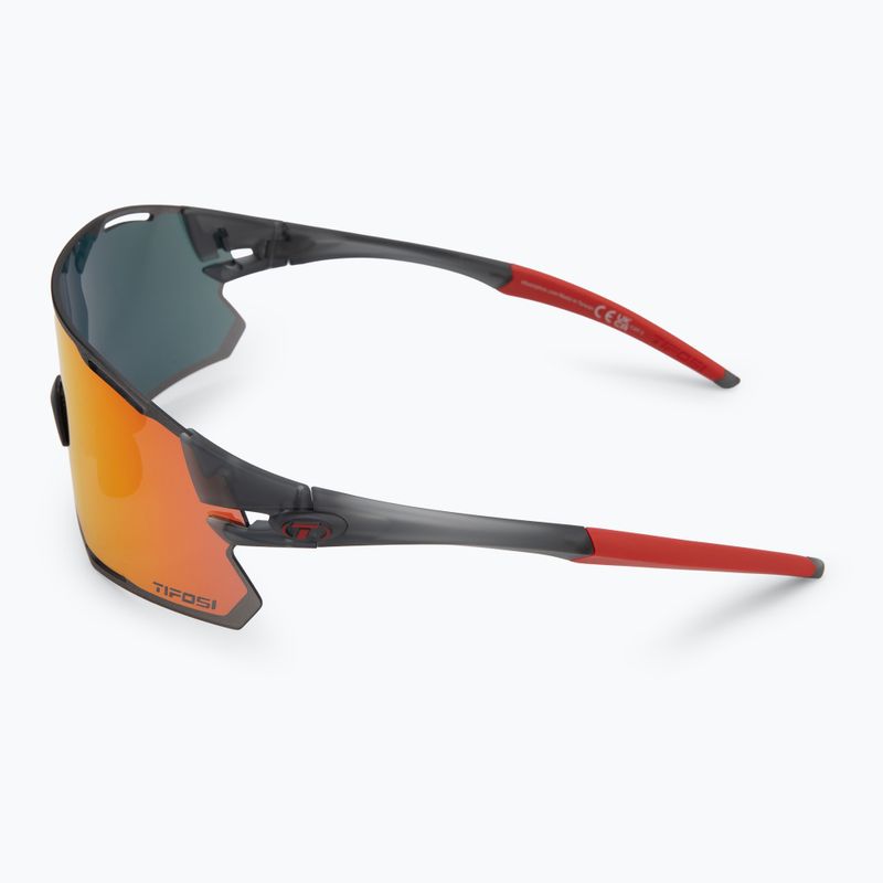 Okulary przeciwsłoneczne Tifosi Rail Race Clarion satin vapor/clarion red/clear 5