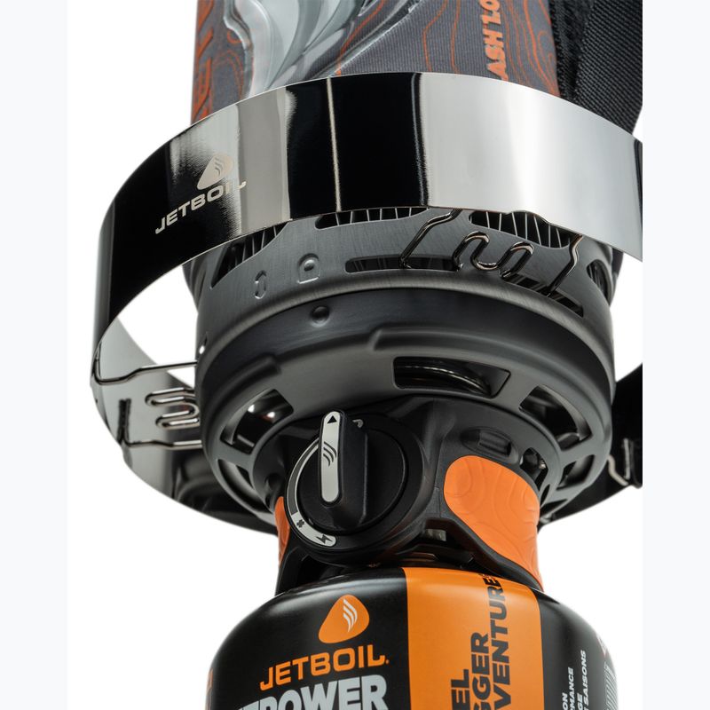 Kuchenka turystyczna Jetboil New Flash Java Personal Cooking System + osłona przeciwwiatrowa topo 5