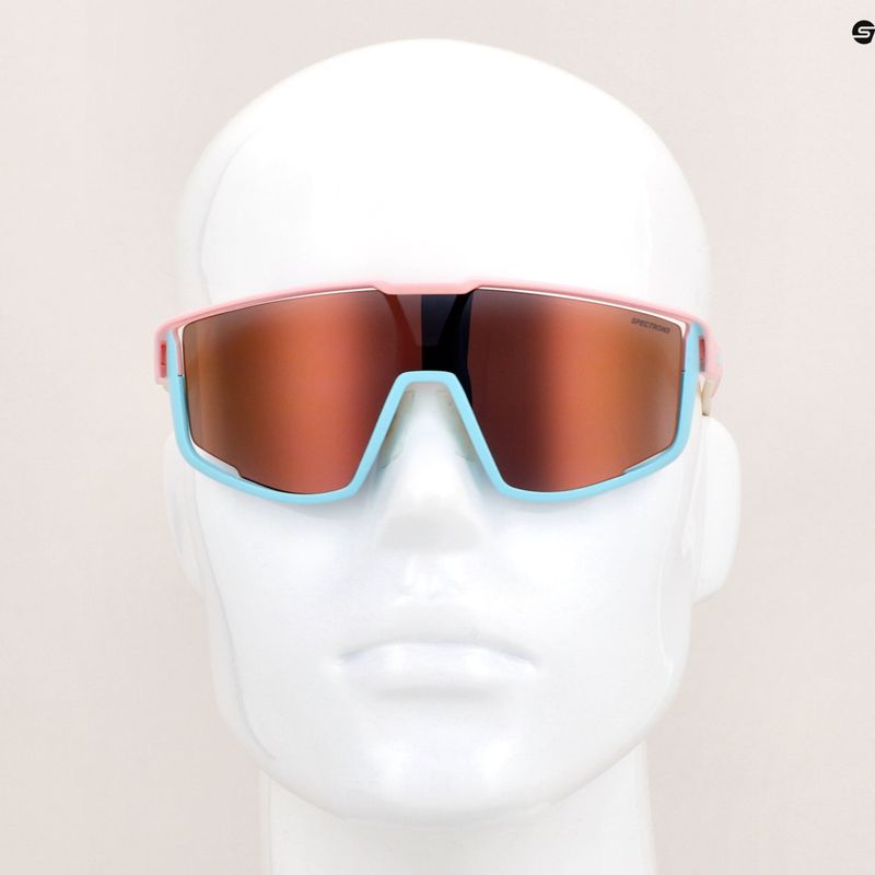 Okulary przeciwsłoneczne Julbo Fury Spectron matt pastel pink/light blue/multilayer pink glod 9
