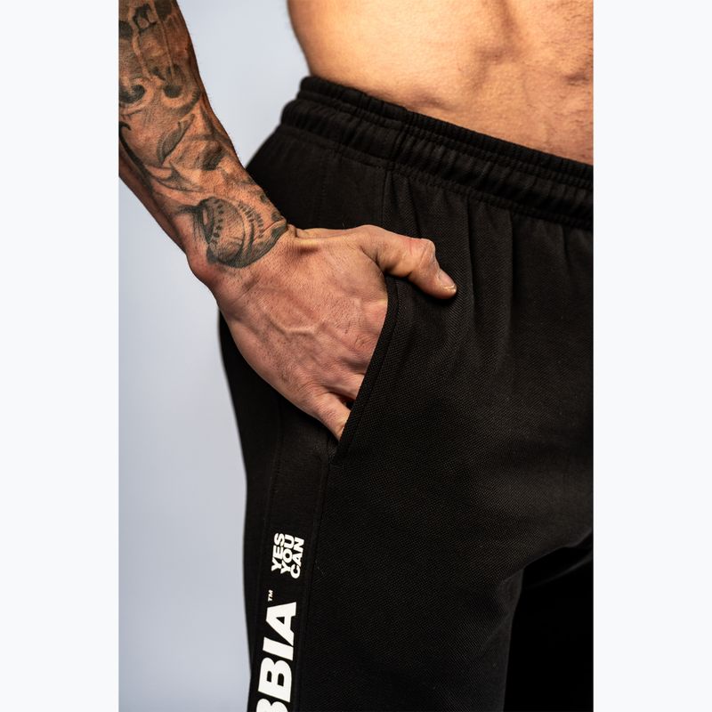 Spodnie treningowe męskie NEBBIA Hero black 5