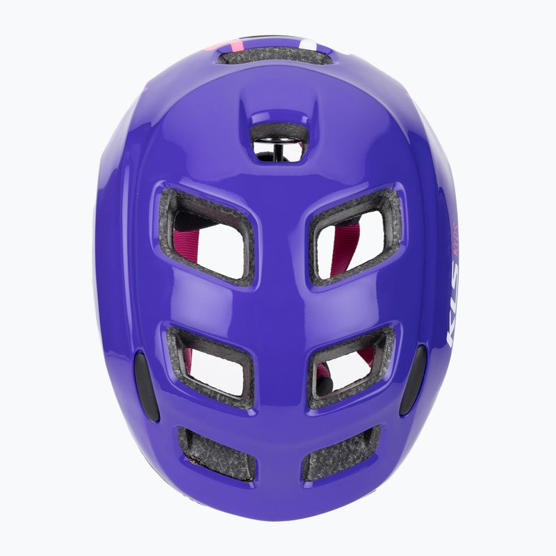 Kask rowerowy dziecięcy Kellys Zigzag 022 purple 6