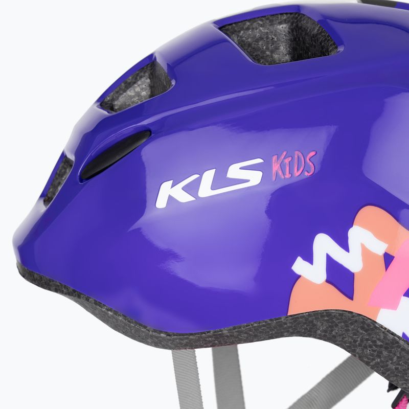 Kask rowerowy dziecięcy Kellys Zigzag 022 purple 7