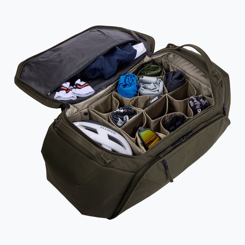 Torba podróżna rowerowa Thule Roundtrip Bike Duffel 55 l deep khaki 9