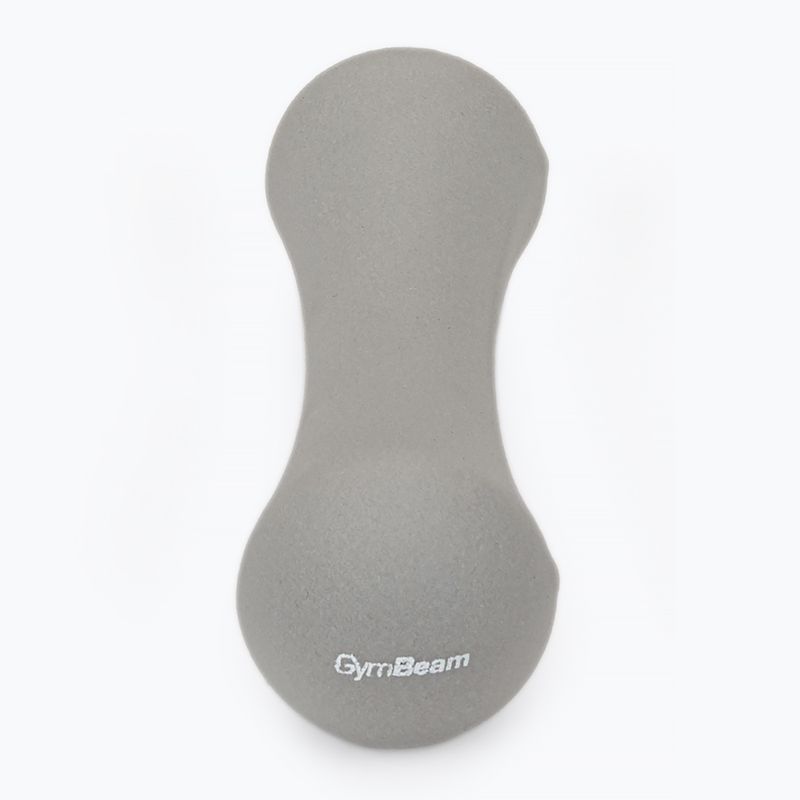 Hantle GymBeam Neoprene Dumbbells 2 x 1 kg light grey 2