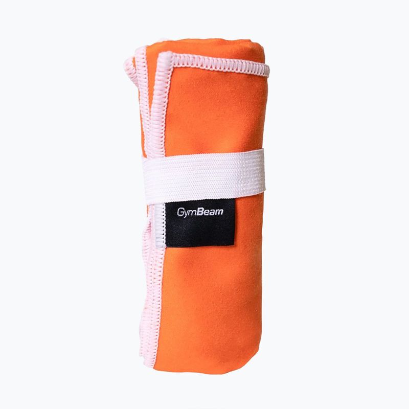 Ręcznik GymBeam orange/white 8