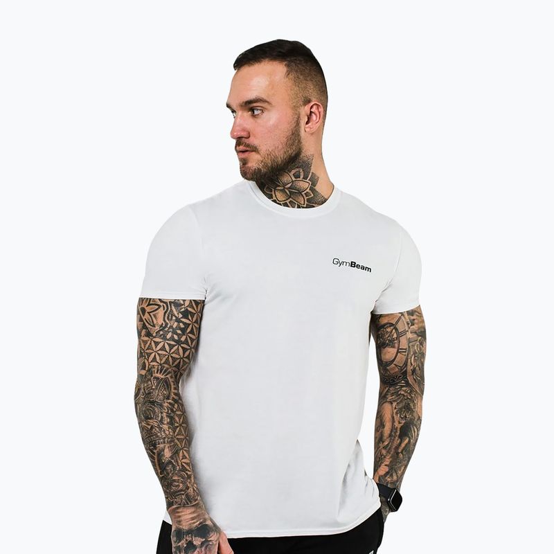 Koszulka męska GymBeam Basic white