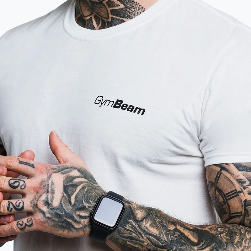 Koszulka męska GymBeam Basic white 3