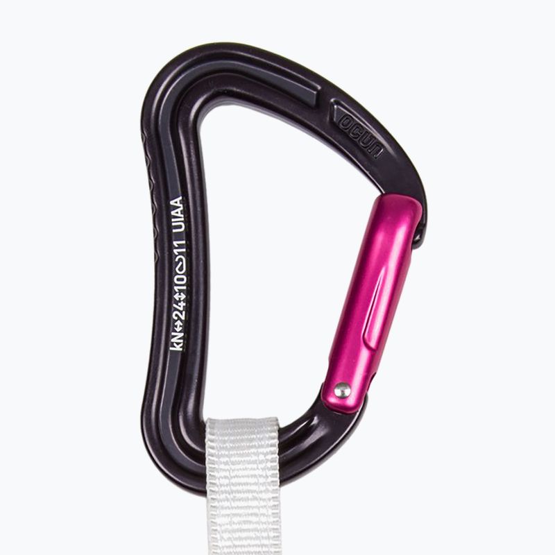 Ekspres wspinaczkowy Ocun Raven QD Bio-Dyn-Ring 10 cm 6 szt. pink 4