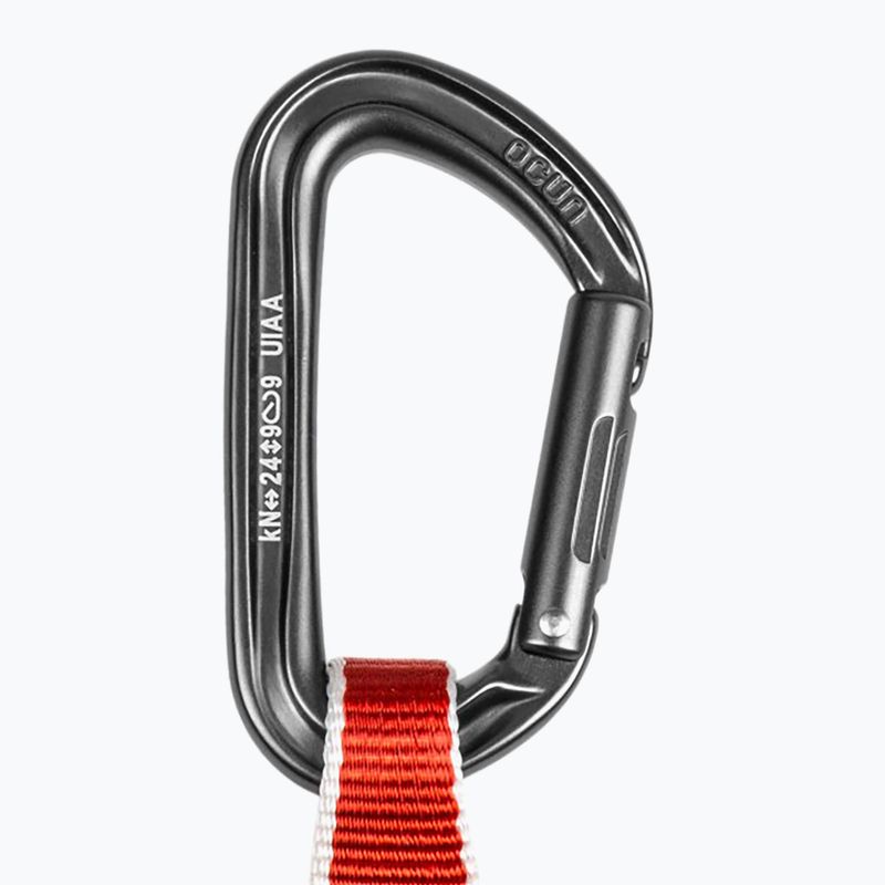 Ekspres wspinaczkowy Ocun Hawk QD Zoom PA 12 cm 6 szt. red 3