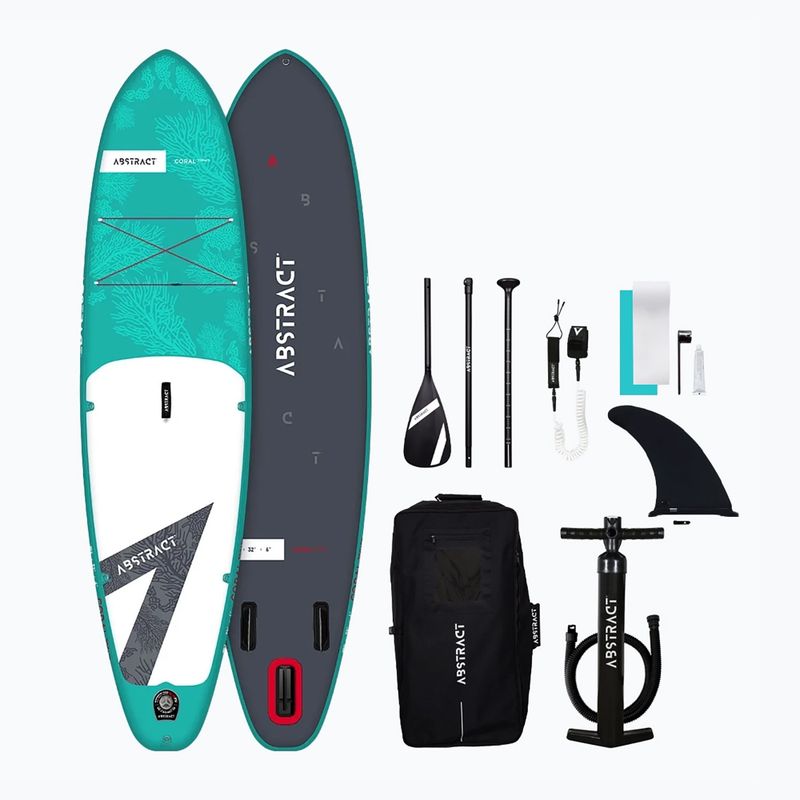 Zestaw deska SUP pompowana ABSTRACT Coral 10'6'' topaz