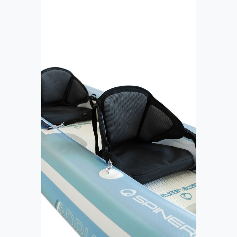 Kajak pompowany wysokociśnieniowy 2-osobowy SPINERA Adriatic 430 teal/white/grey 12