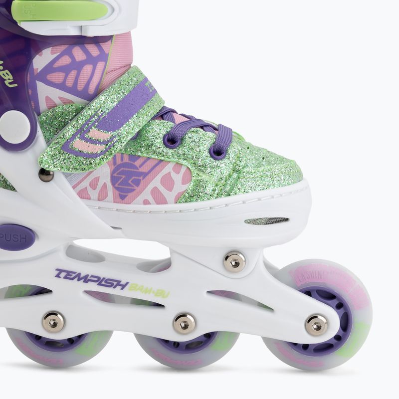Rolki dziecięce Tempish Bam-Bu Flash white/pink 7