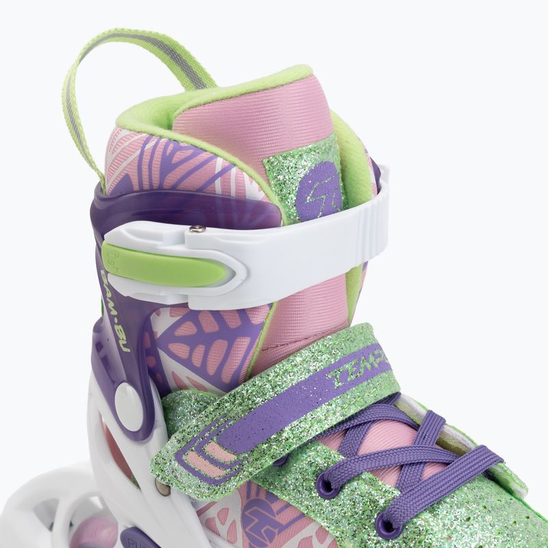 Rolki dziecięce Tempish Bam-Bu Flash white/pink 8