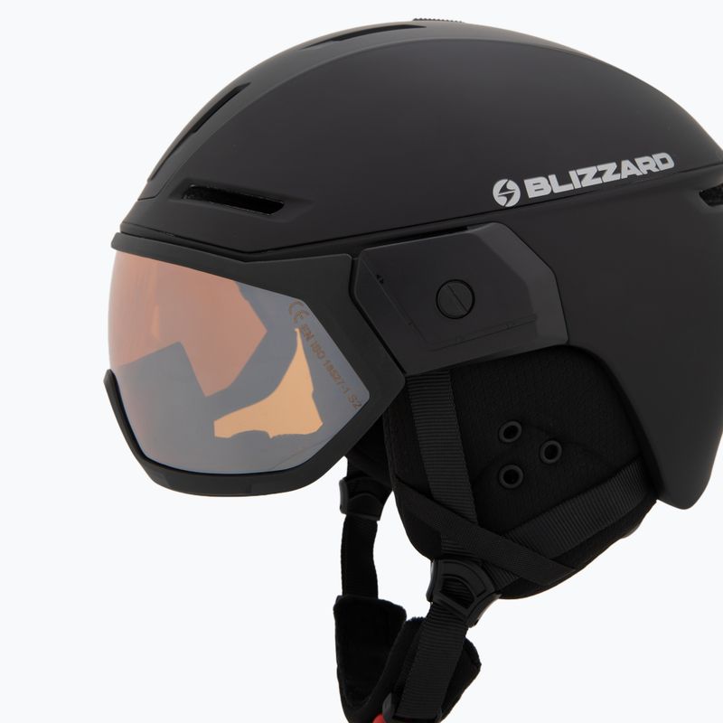 Kask narciarski Blizzard Edge Visor black/mirror smoke 7