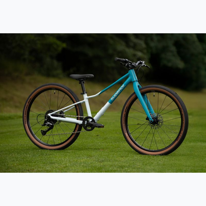 Rower dziecięcy Superior F.L.Y. 24 matte teal 2