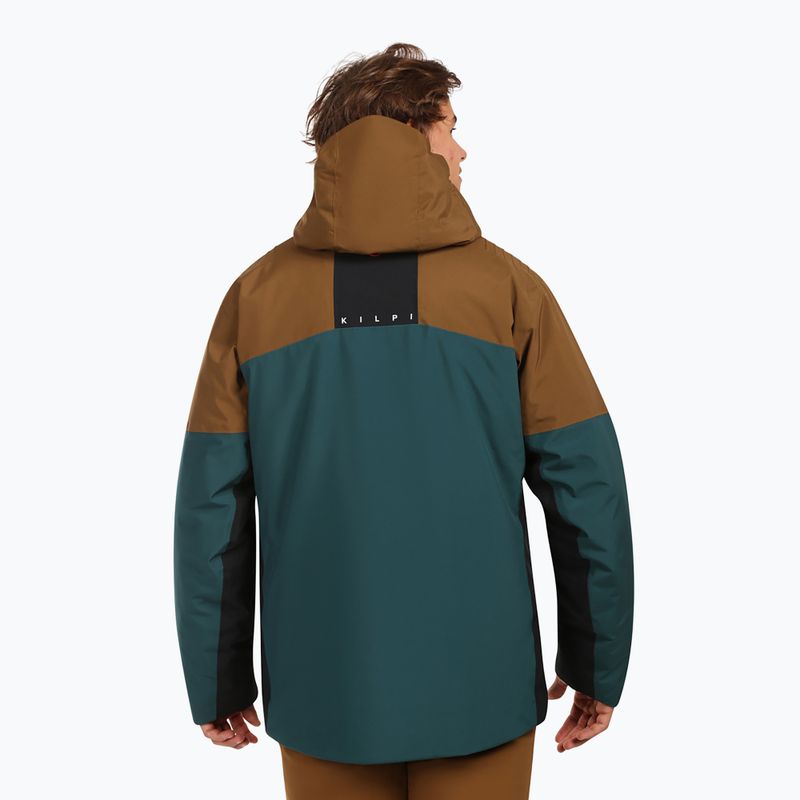 Kurtka narciarska męska Kilpi Killyan dark green 2