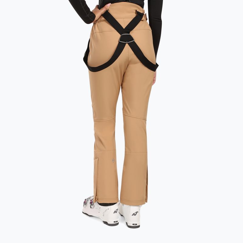 Spodnie narciarskie damskie Kilpi Dione beige 2