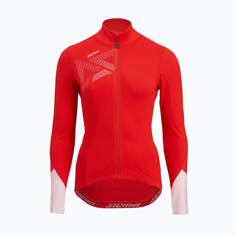 Bluza rowerowa damska SILVINI Calvana czerwona 3120-WD1618