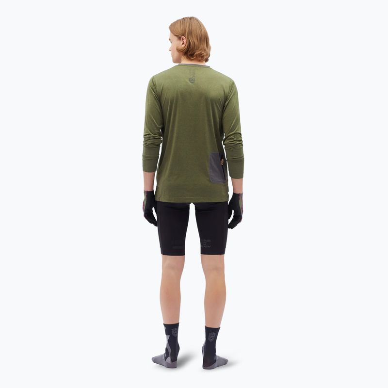 Longsleeve rowerowy męski SILVINI Casalo olive/charcoal 3