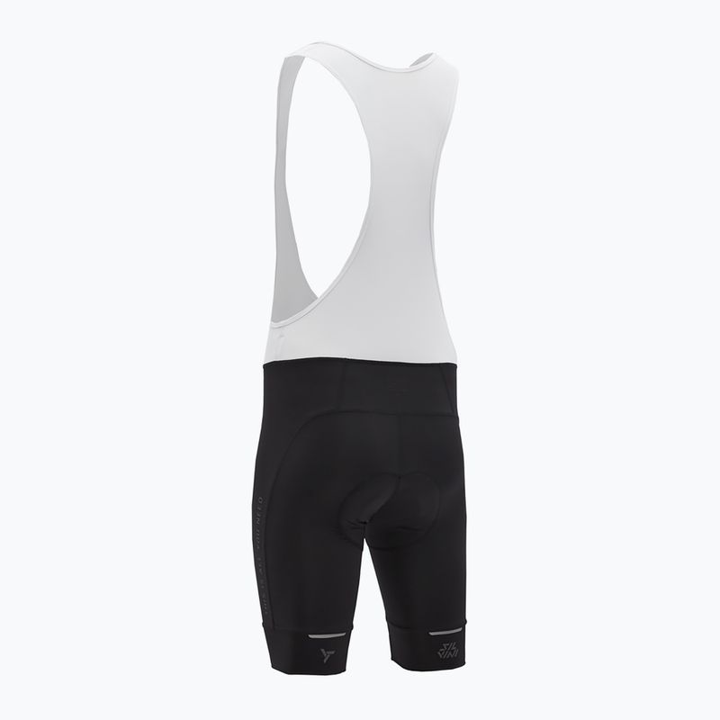 Spodenki rowerowe męskie SILVINI Fortore Bib black/white 2