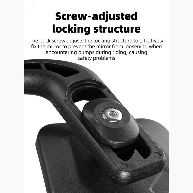 Lusterko rowerowe Rockbros 260003001 Handlebar Mirror 1 pcs Left black 7