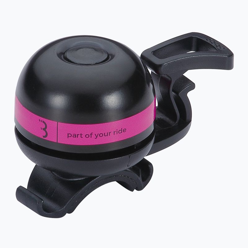Dzwonek rowerowy BBB Cycling EasyFit Deluxe pink