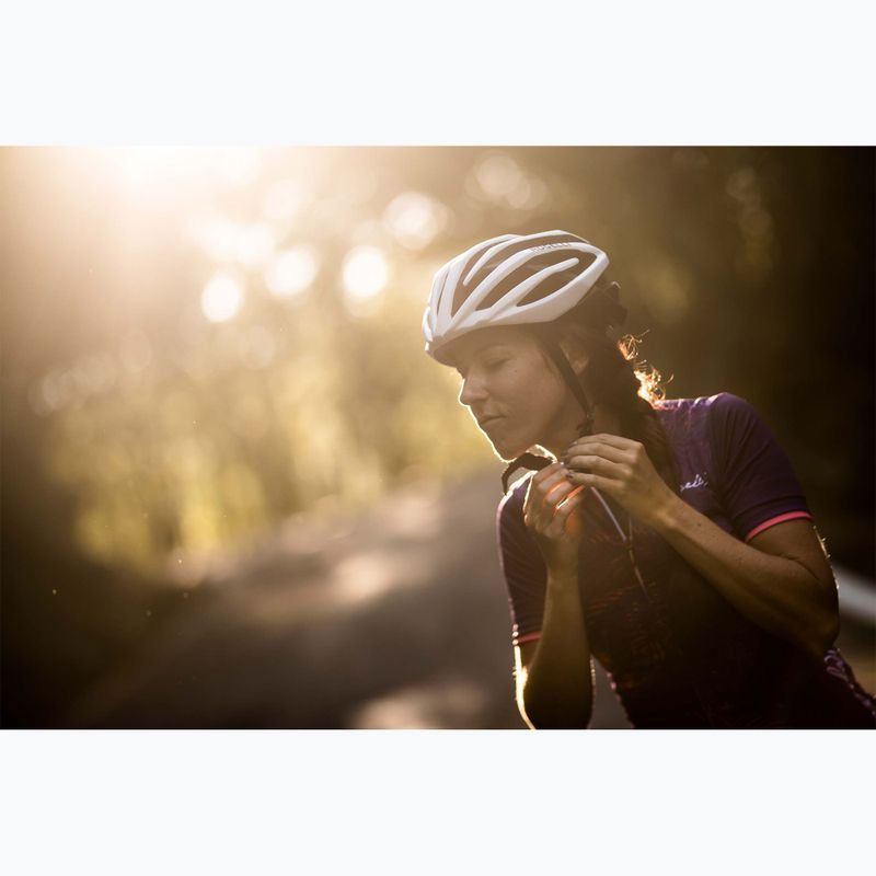 Kask rowerowy Rogelli Tecta white/black 15