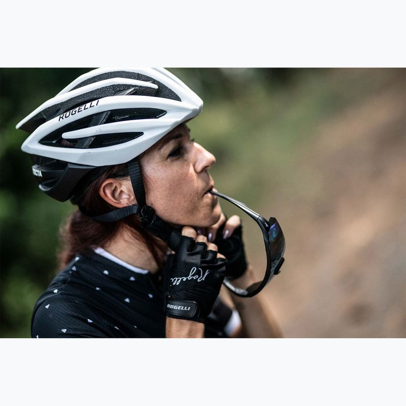 Kask rowerowy Rogelli Tecta white/black 17