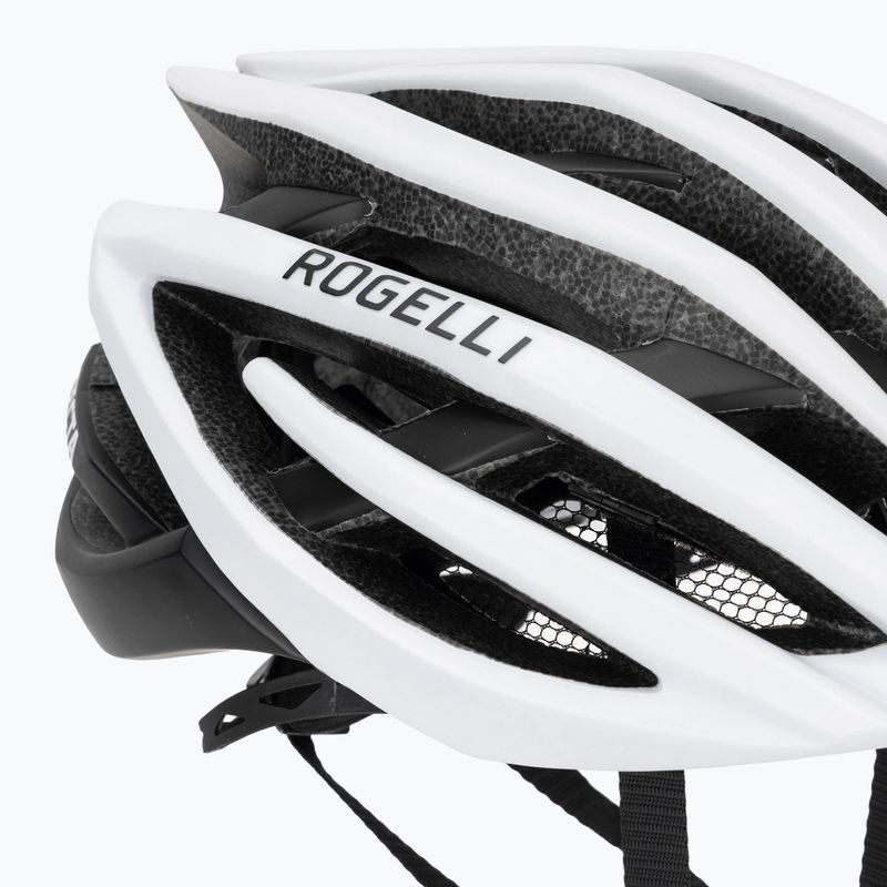 Kask rowerowy Rogelli Tecta white/black 8