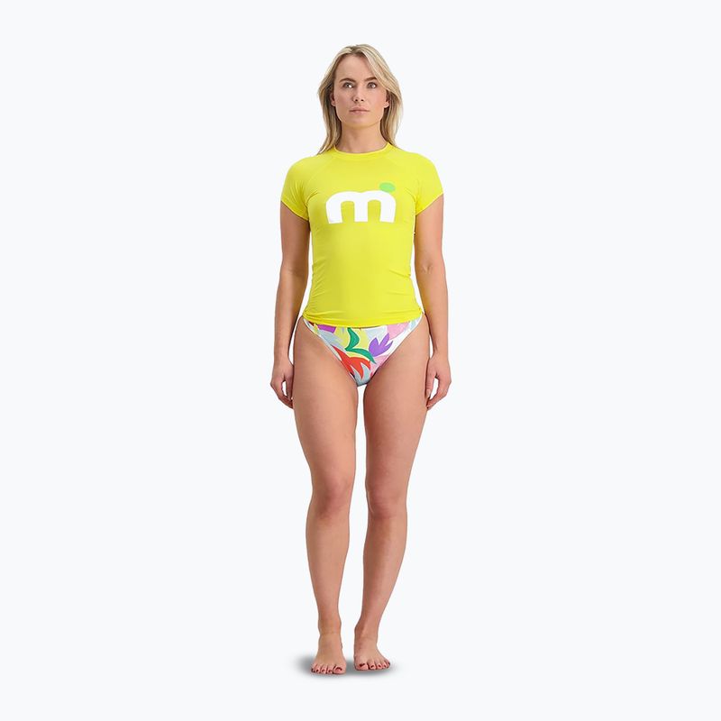 Koszulka do pływania damska Mistral Miami Lycra yellow 2