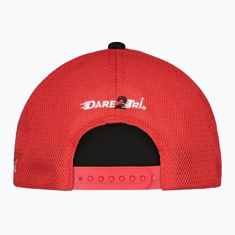 Czapka z daszkiem Dare2Tri Truckers czarny/czerwony 2