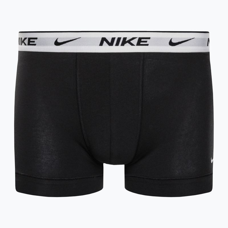 Bokserki męskie Nike Everyday Cotton Stretch Trunk 3 pary black/white wb/white wb/white wb 2