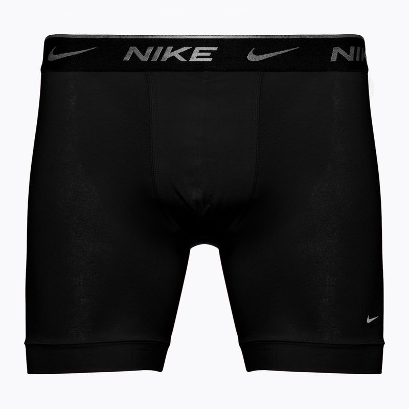 Bokserki męskie Nike Everyday Cotton Stretch 3 pary black silver/red gold/black gold 4
