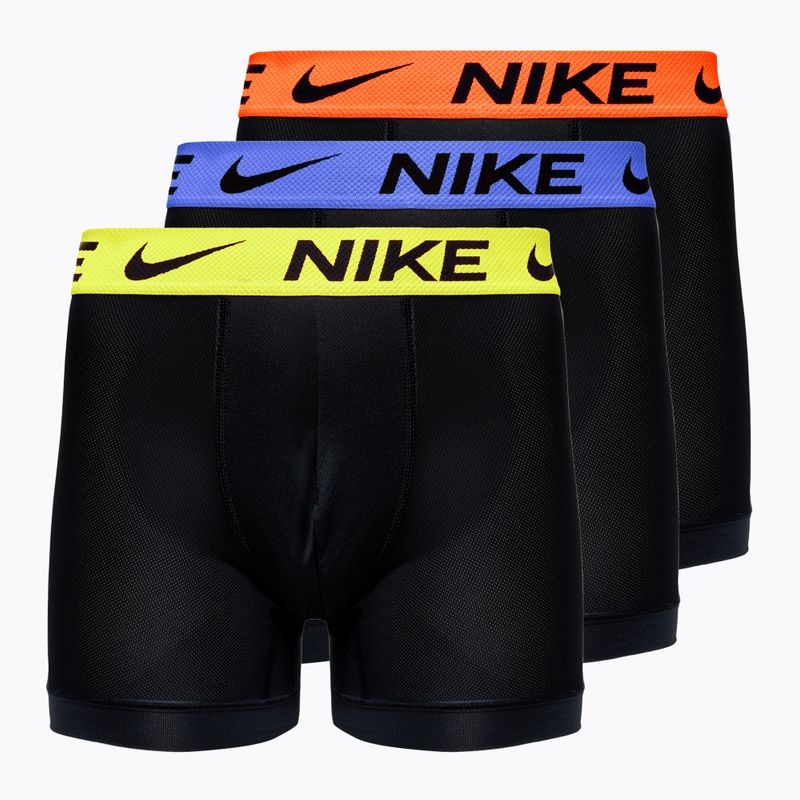 Bokserki męskie Nike Dri-FIT ADV Micro Brief 3 pary hyper black/total orange