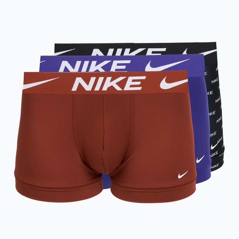 Bokserki męskie Nike Dri-Fit Essential 3 pary black nike print/mars stone/deep night
