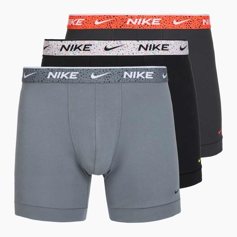 Bokserki męskie Nike Essential Cotton Stretch 3 pary gray multi