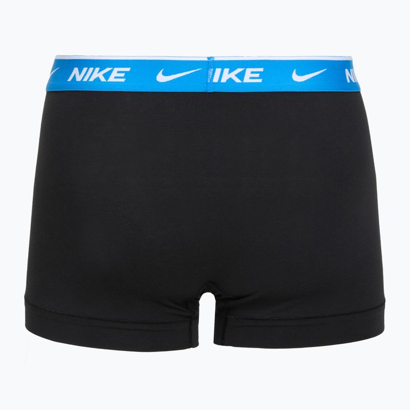 Bokserki męskie Nike Cotton Stretch Trunk 3 pack open black 3