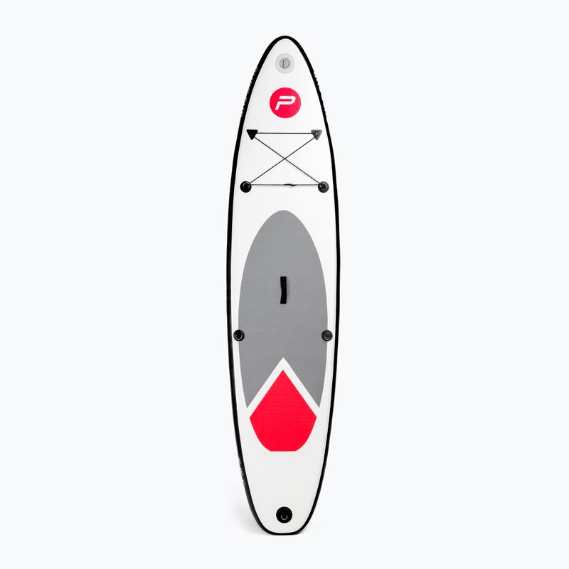 Zestaw deska SUP pompowana Pure4Fun Basic SUP 10'0" 305 x 71 x 10 cm white/black/red/grey 3