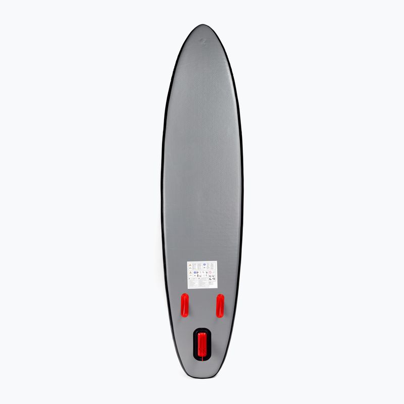 Zestaw deska SUP pompowana Pure4Fun Basic SUP 10'0" 305 x 71 x 10 cm white/black/red/grey 4