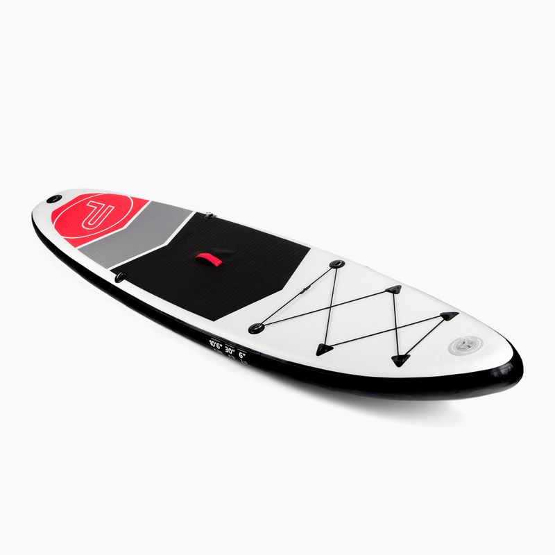 Zestaw deska SUP pompowana Pure4Fun Basic SUP 10'5" white/black/red/grey 2