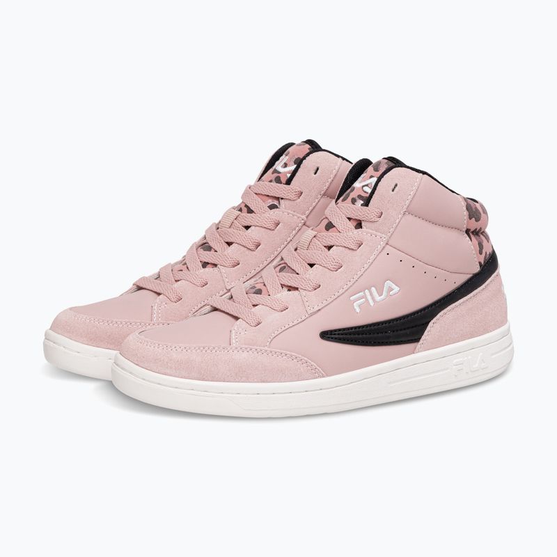 Buty dziecięce FILA Crew Mid pale mauve/leopard 9