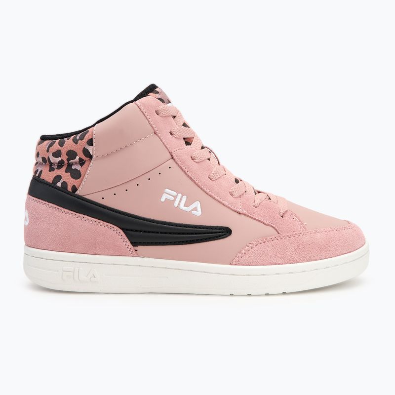 Buty dziecięce FILA Crew Mid pale mauve/leopard 2