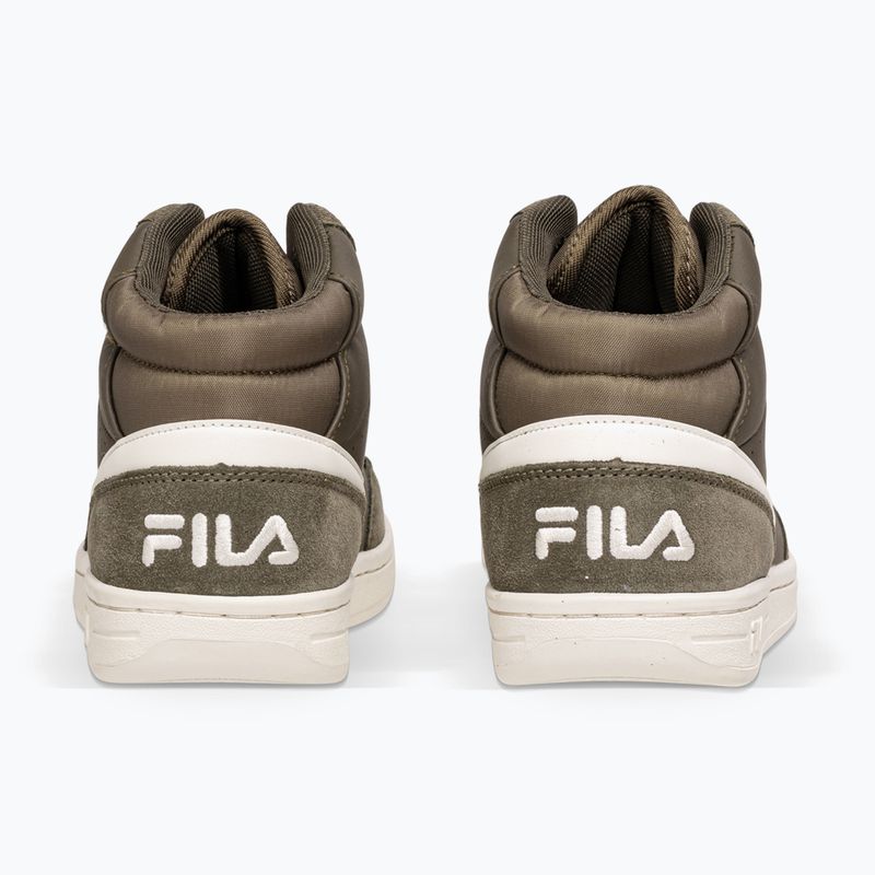 Buty dziecięce FILA Crew Mid olive night 10