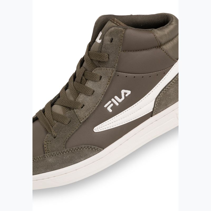 Buty dziecięce FILA Crew Mid olive night 13