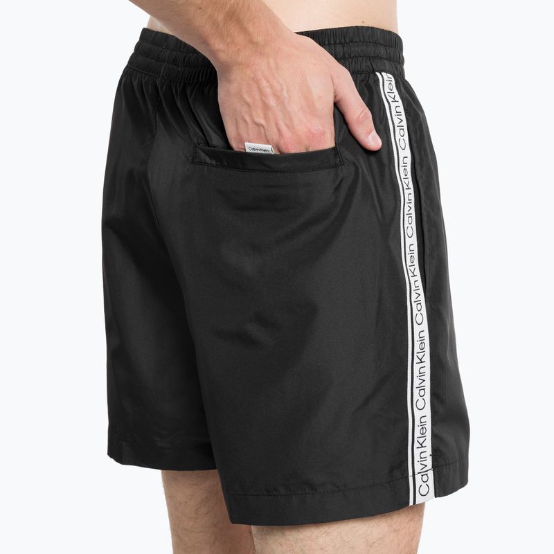 Szorty kąpielowe męskie Calvin Klein Medium Drawstring black 4