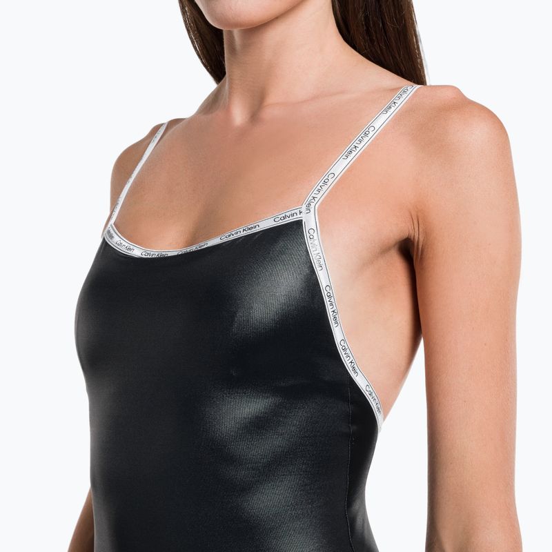Strój kąpielowy jednoczęściowy damski Calvin Klein Scoop One Piece black 7