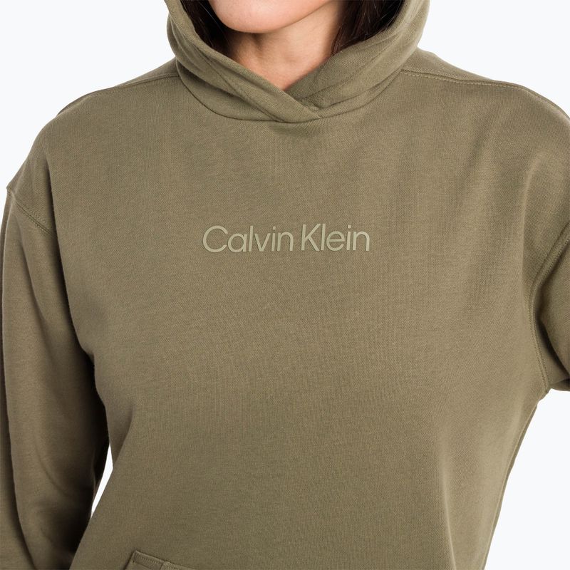 Bluza damska Calvin Klein Hoodie grey olive 4